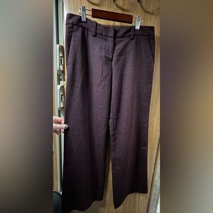 Vintage The Limited Burgundy Straight Work Pant Size 2 💋